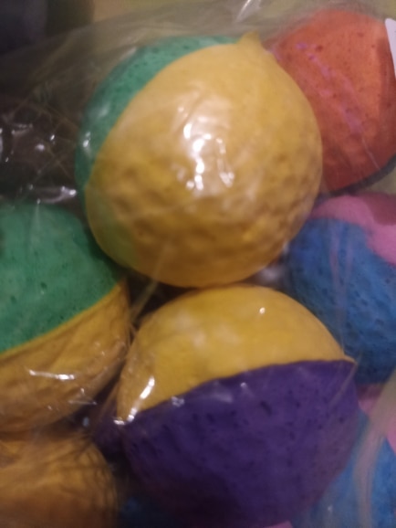 Colorful Pet Cat Toys Latex Balls photo review