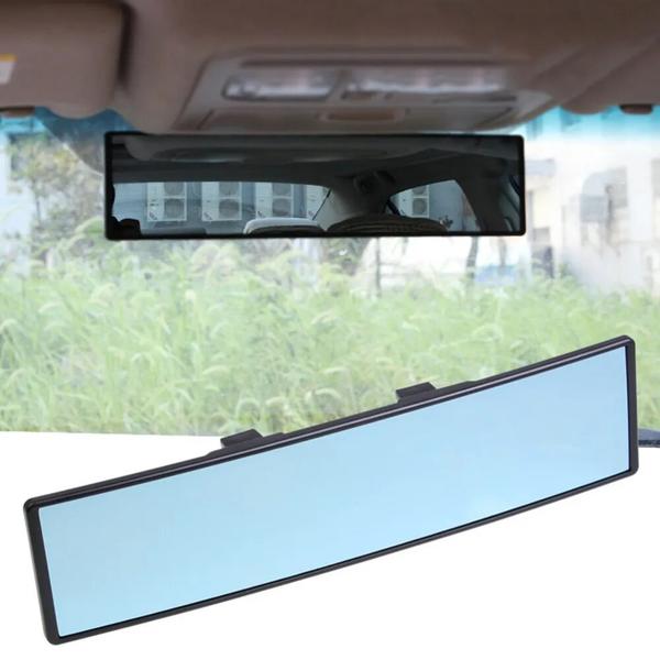 Curved Clip-On Car Rearview Mirror With Wide Viewing Angle