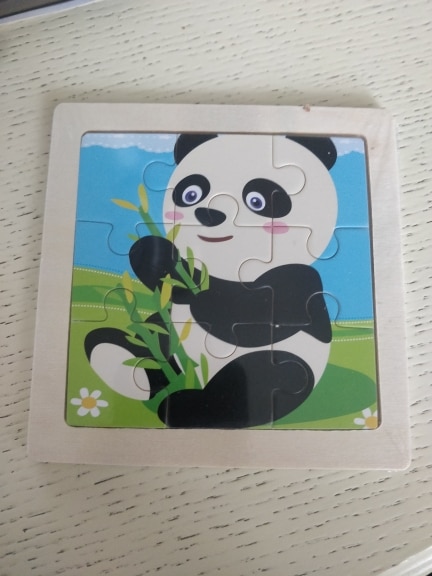 Wooden Puzzle Toys for Kids with Cartoon Animal Traffic photo review