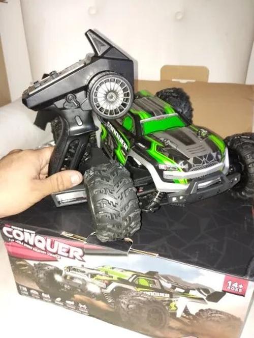 RC Car With LED Remote Control High Speed Drift Monster Truck For Kids photo review