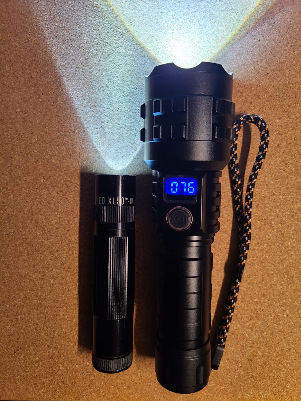 LED Flashlight with Hammer and Window Breaker photo review