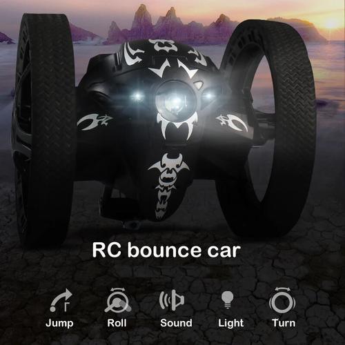 2.4GHz RC Stunt Bounce Car with WiFi Camera For Kids