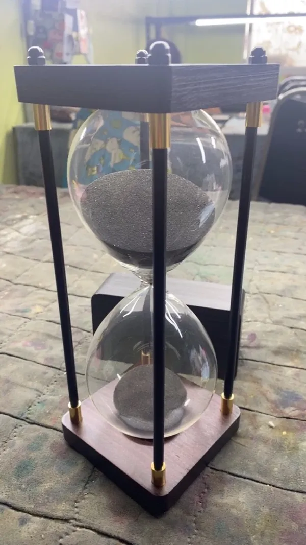 Wooden Hourglass Sand Timer For Home Decor photo review