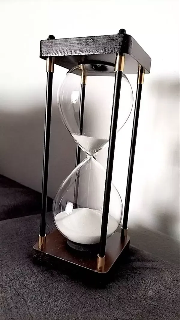 Wooden Hourglass Sand Timer For Home Decor photo review