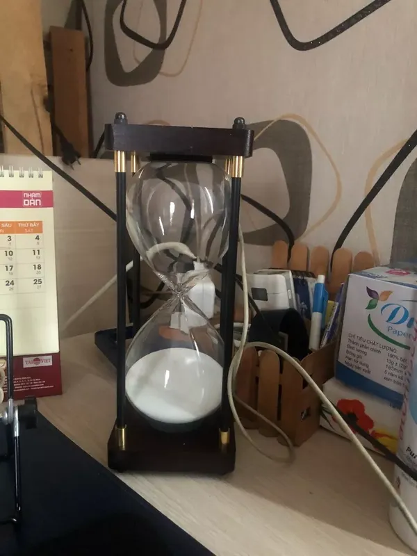 Wooden Hourglass Sand Timer For Home Decor photo review