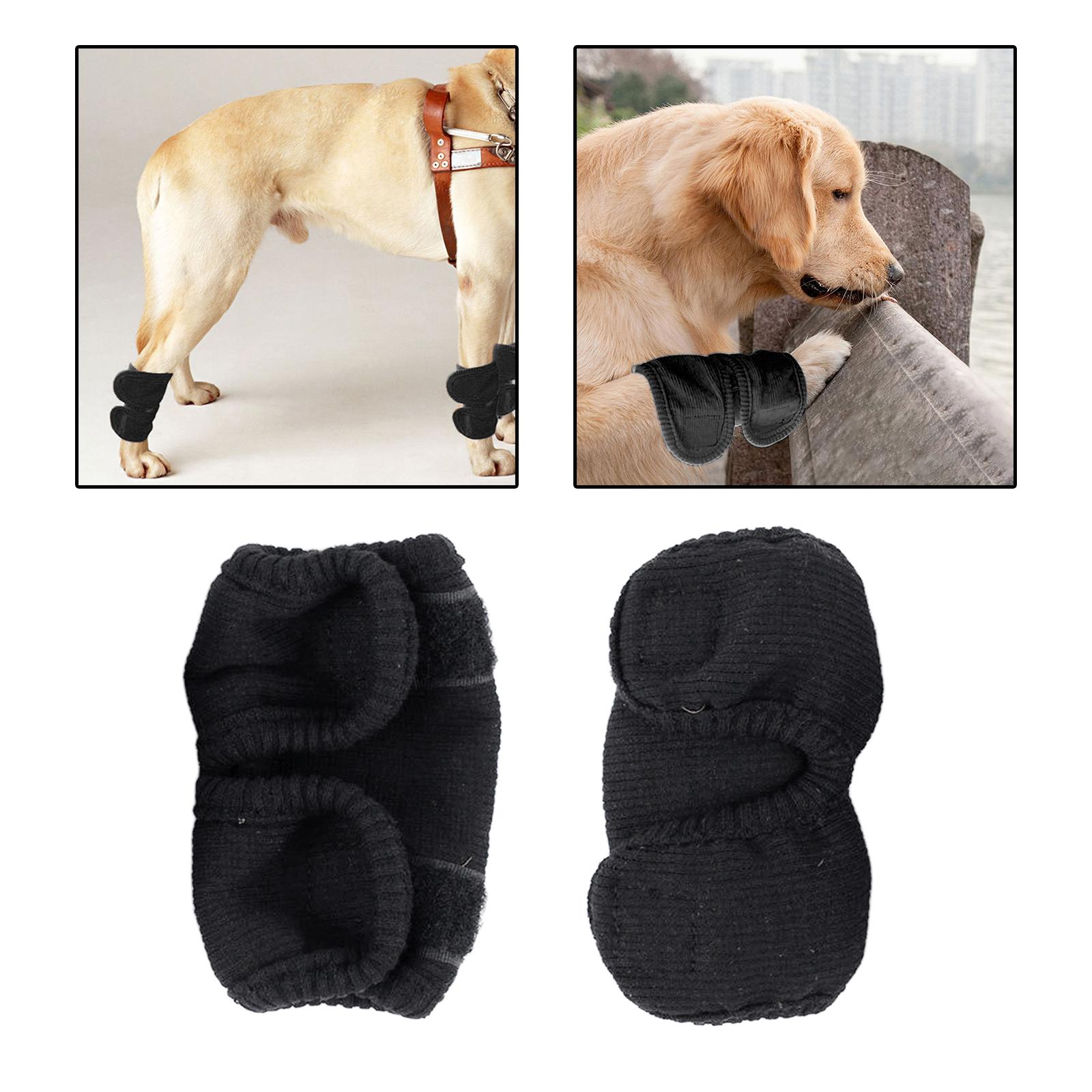 2Pcs Pet Knee Pads Leg Support Brace Dog Elbow Protector Pads for Puppy Supplies