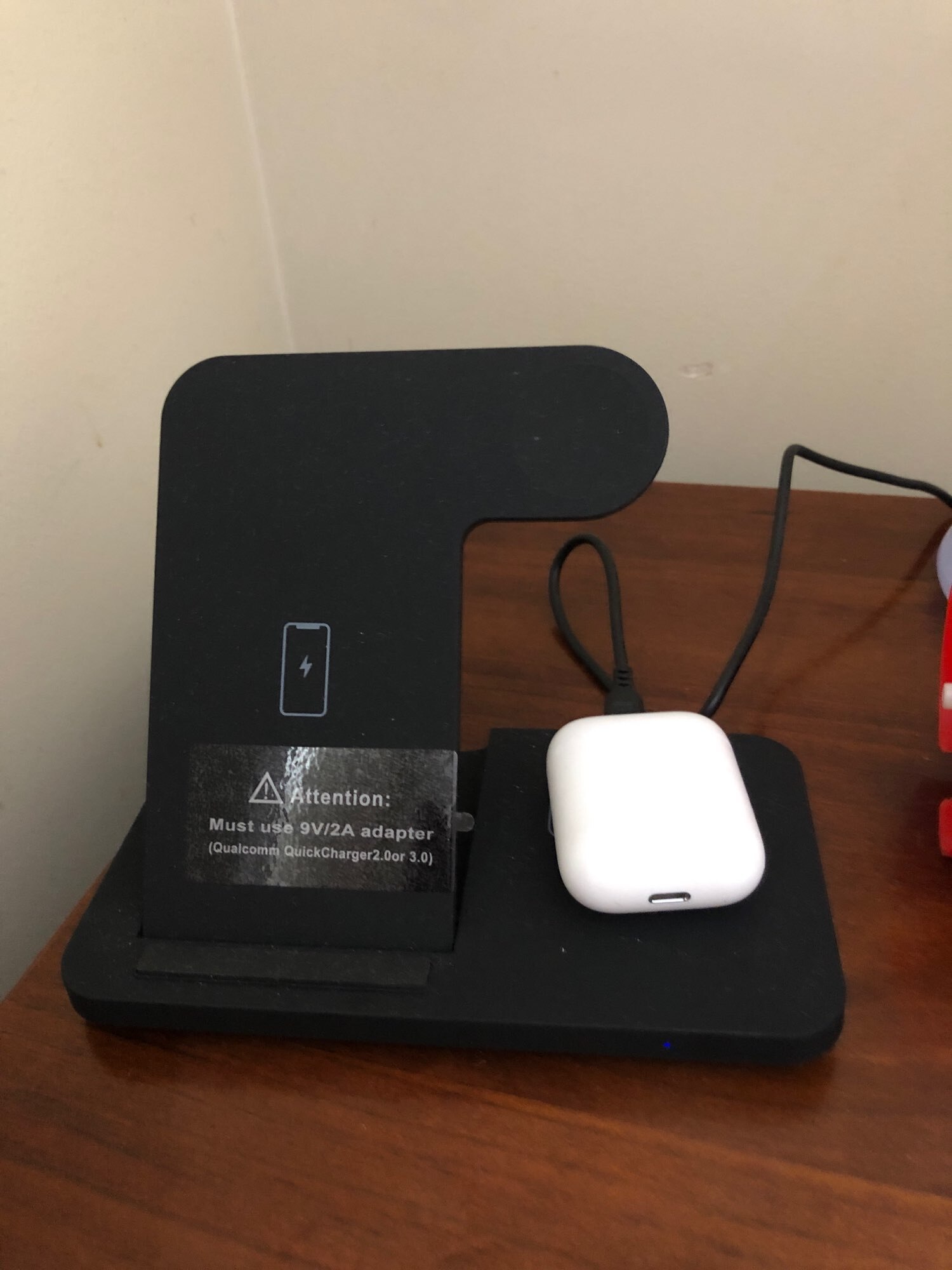 3-in-1 Wireless Charger Stand Dock Station Qi for iPhone photo review