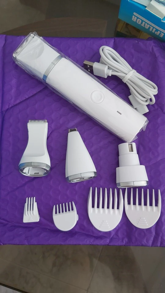 4-in-1 Pet Hair Clipper Kit with 4 Blades for Household Simple Shaving photo review