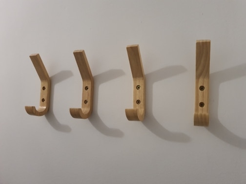 Wooden Fishhook Hooks for Bathroom and Storage photo review