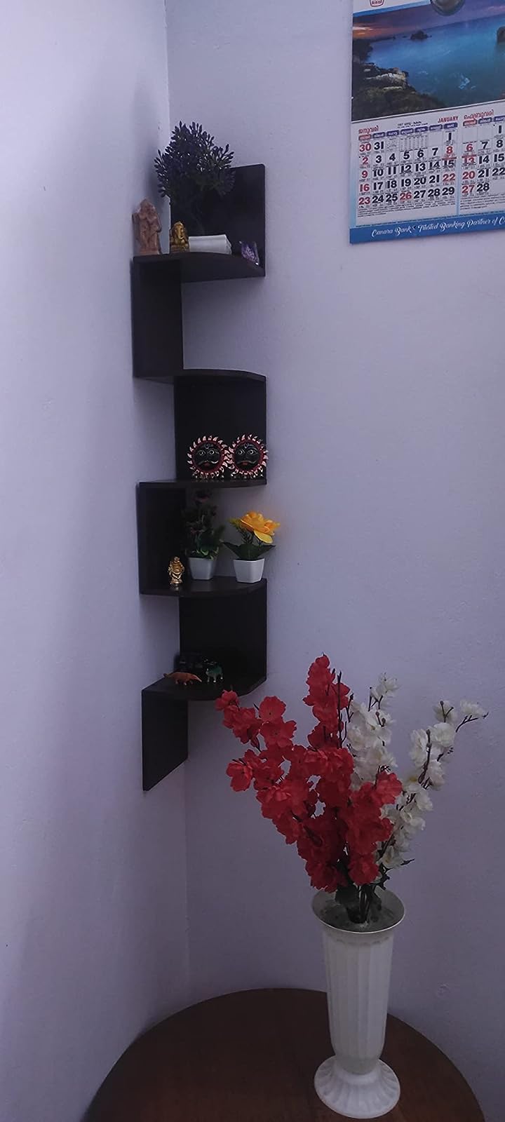 Wall Creativity Lattice Wall Corner Wall Decoration Shelf Bedroom photo review