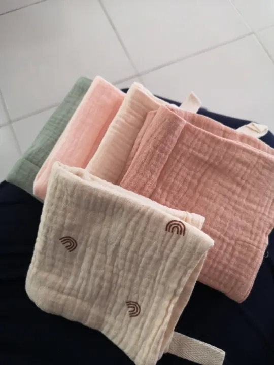 Square Four Layer Cotton Gauze Towel For Babies photo review