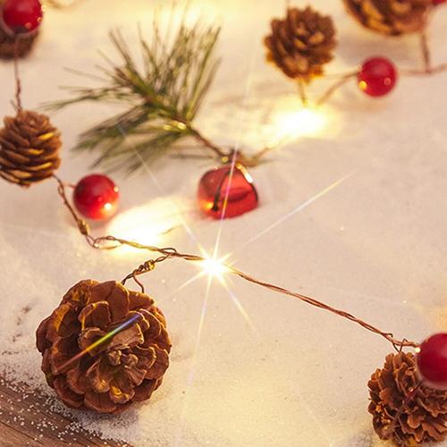 LED Christmas Garland With Lights