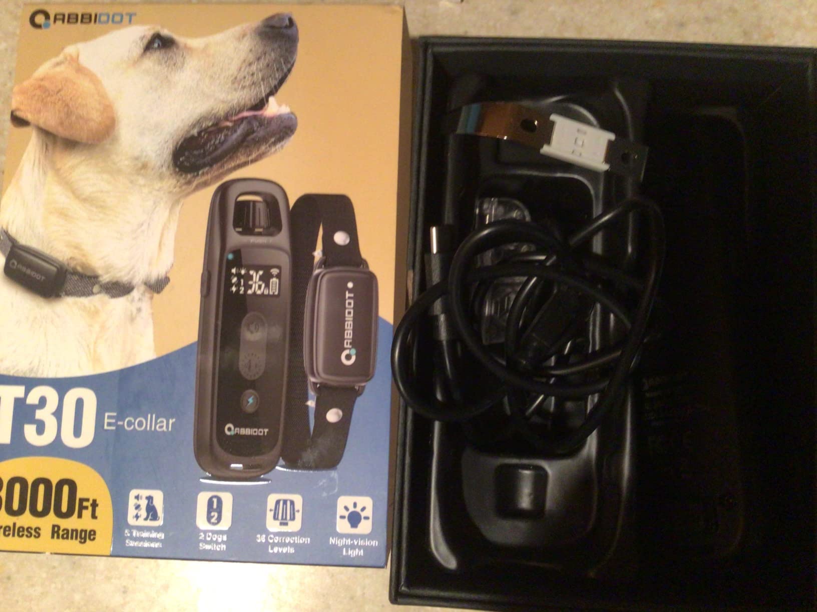 Rechargeable 3000ft Long Range Electric Dog Training Collar For Large Dogs photo review