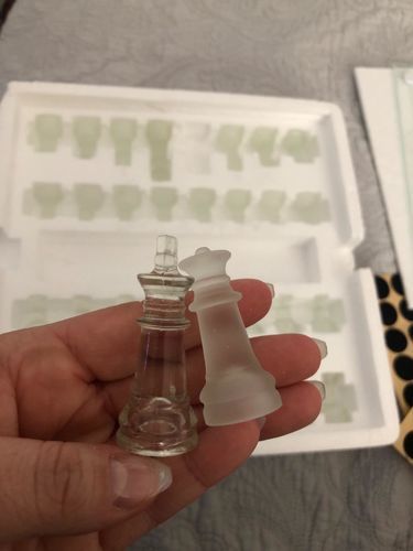 Acrylic Elegant Glass Chess Set photo review