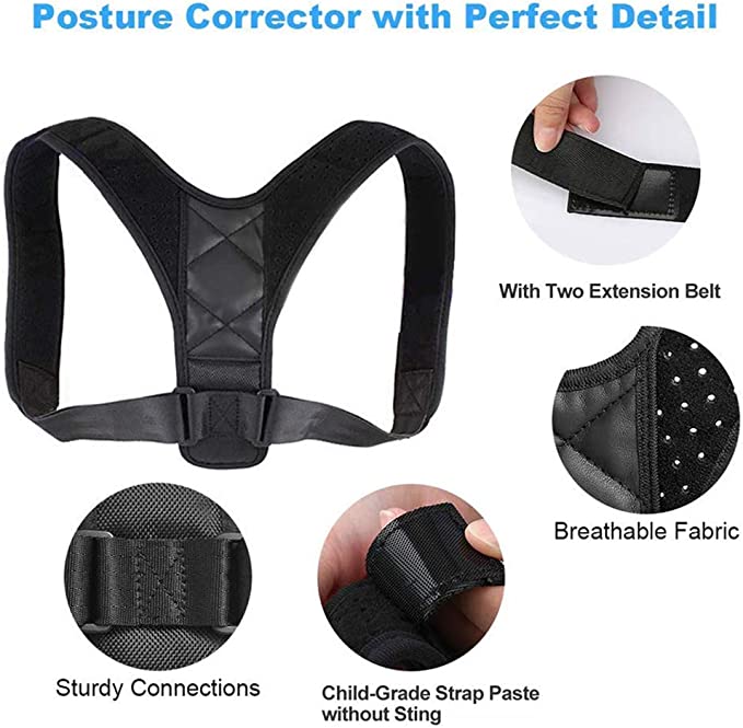 Adjustable Back Posture Braces for Posture Corrector & Back Support ...