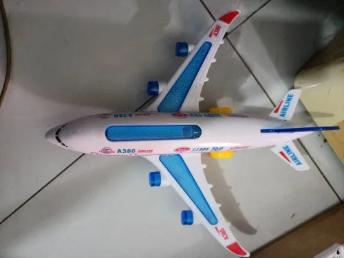 Toy Airplane Model With Lights And Music For Kids photo review