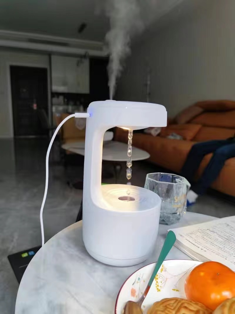 Anti-Gravity Aroma Diffuser Humidifier with Clock for Bedroom photo review