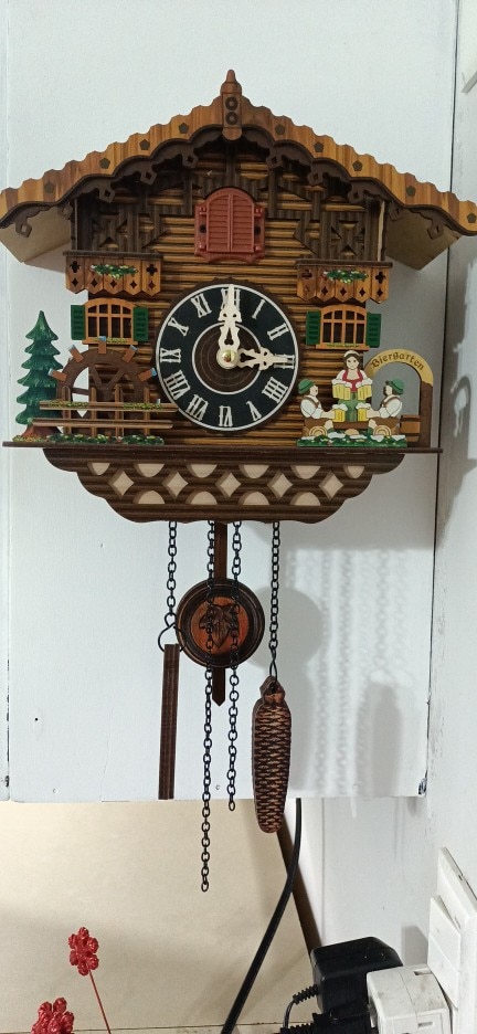 Antique Black Forest Wooden Cuckoo Clock photo review