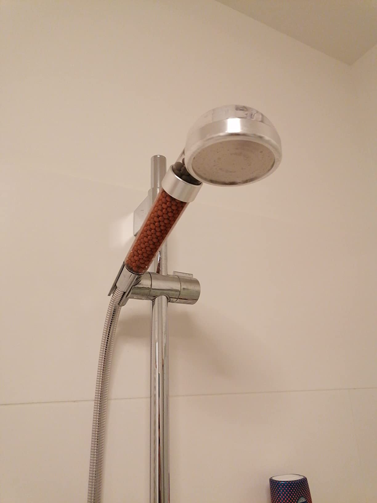 Aquapower Ionic Filtration Shower Head, Clear photo review