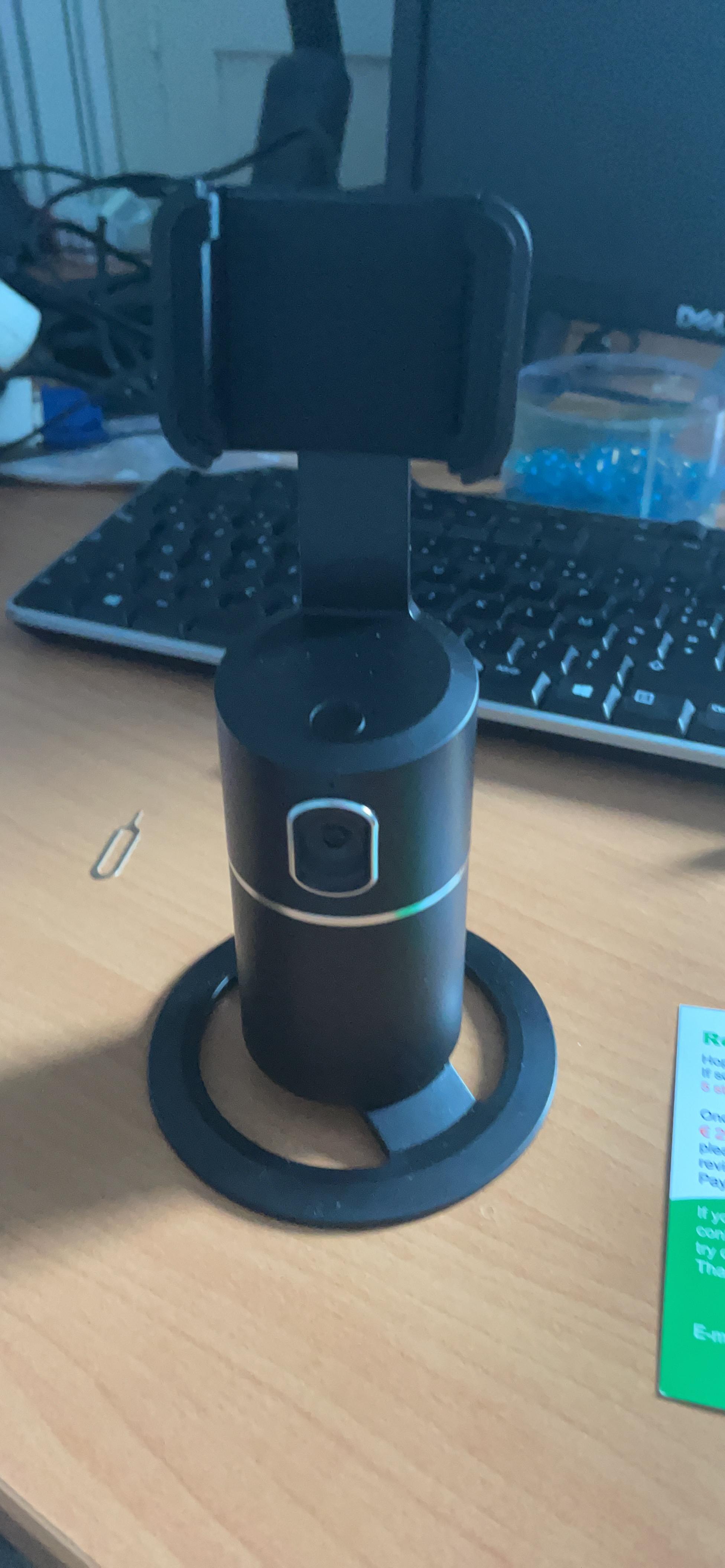 Auto-Tracking Phone Holder, 360 Gimbal Stabilizer, For Vlog, Tiktok, Livestreams photo review