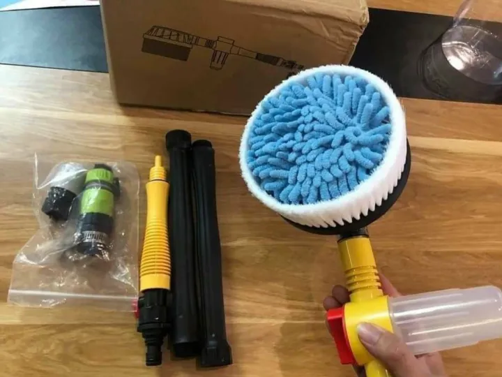 Convenient  Automatic Rotating Car Wash Brush photo review