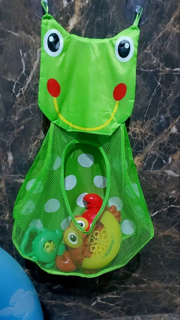 Cute Cartoon Bathroom Toys Mesh Bag photo review