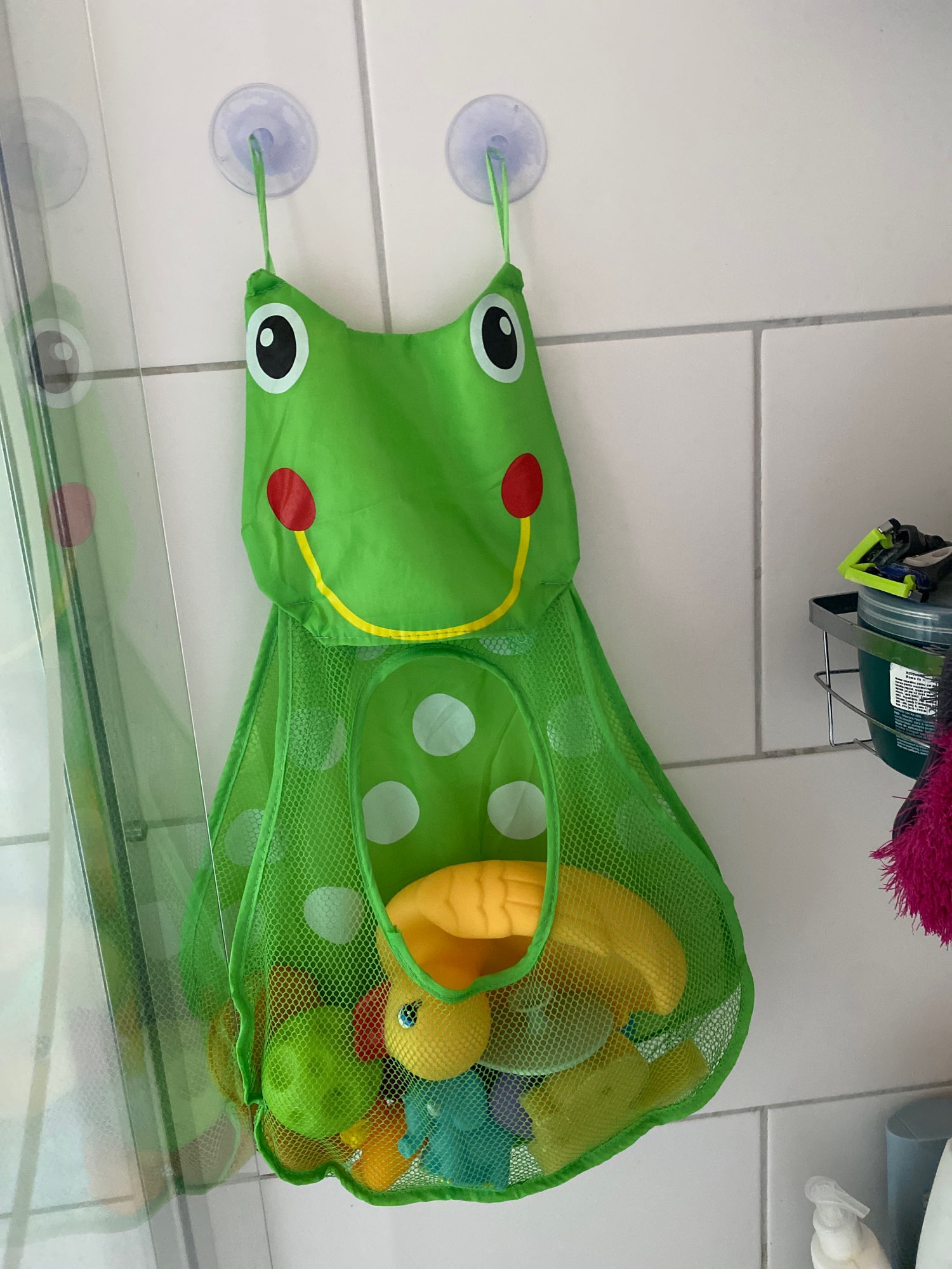 Cute Cartoon Bathroom Toys Mesh Bag photo review