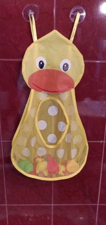 Cute Cartoon Bathroom Toys Mesh Bag photo review