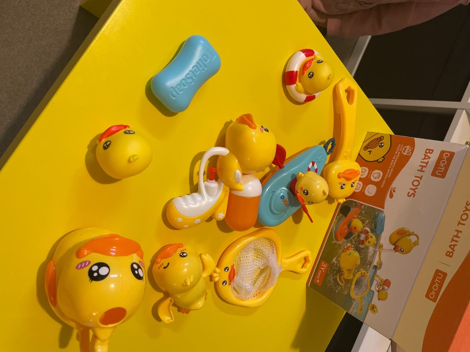 Toy Boat With Cute Duck-Shaped Bathtub For Babies, Convenient photo review