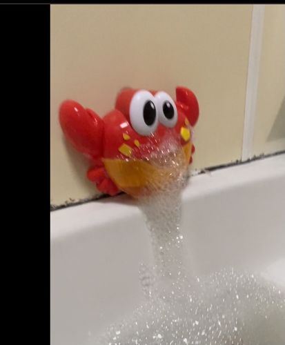 Baby Bubble Bath Toy Crab, Bath Crab Spit Bubble Machine photo review