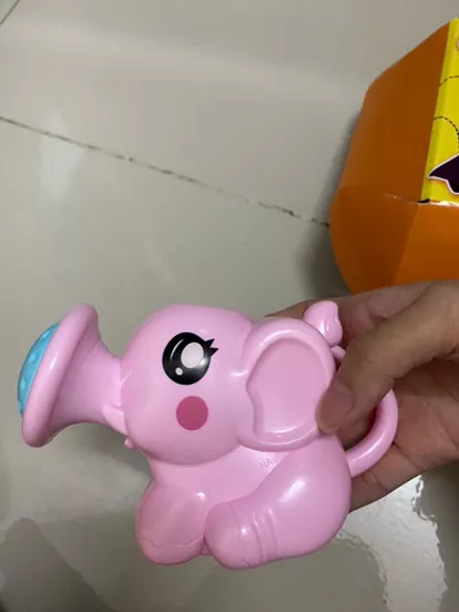 Lovely Elephant Shaped Plastic Baby Bath Toys photo review