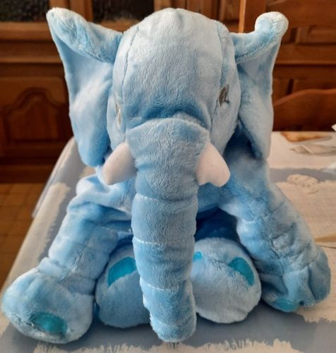 Baby Elephant Pillow, Elephant Doll Plush Toy Elephant Pillow Baby Comfort Doll photo review