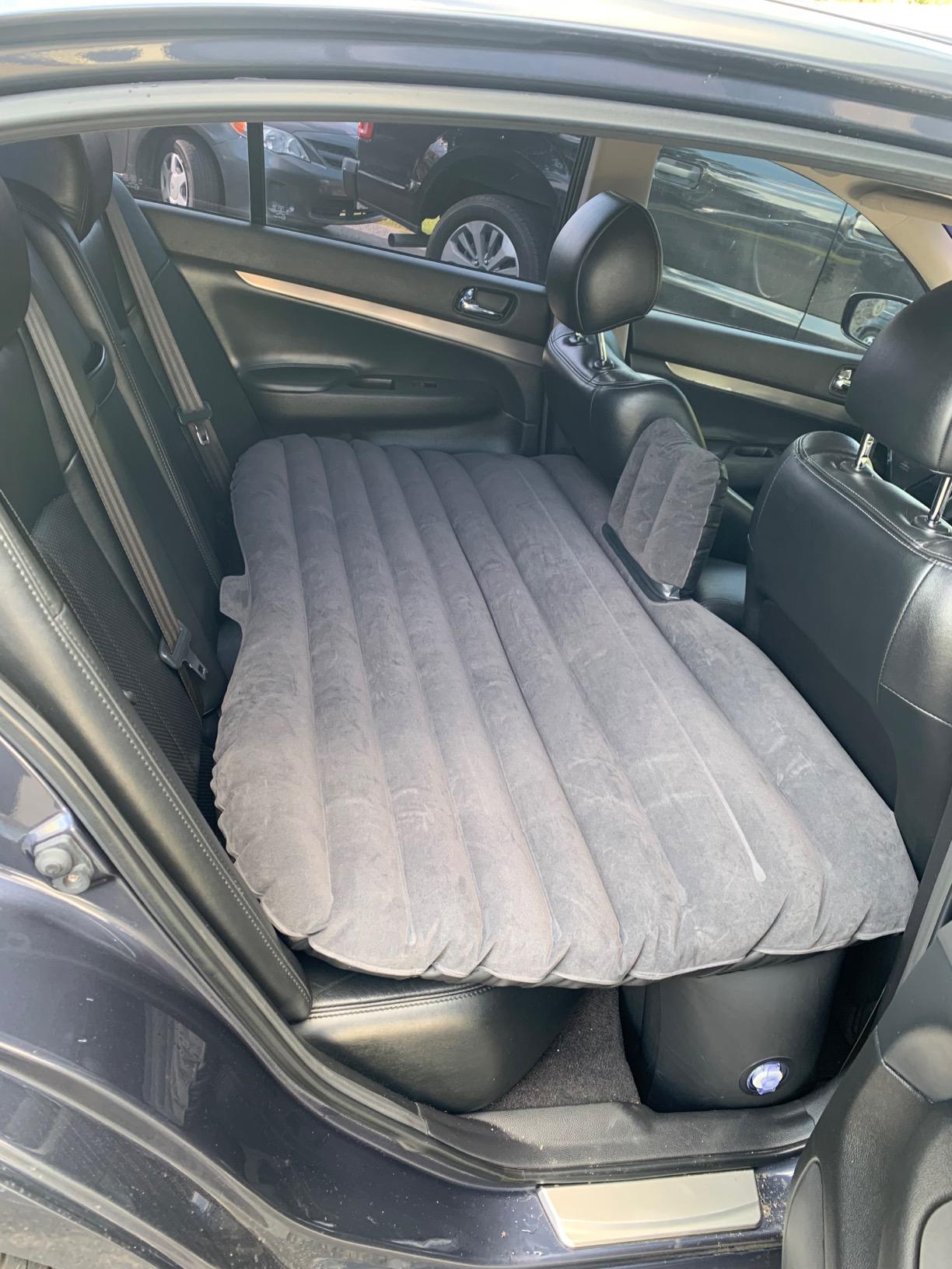 Backseat Inflatable Mattress, Creative And Simple Car Rear Inflatable Bed photo review