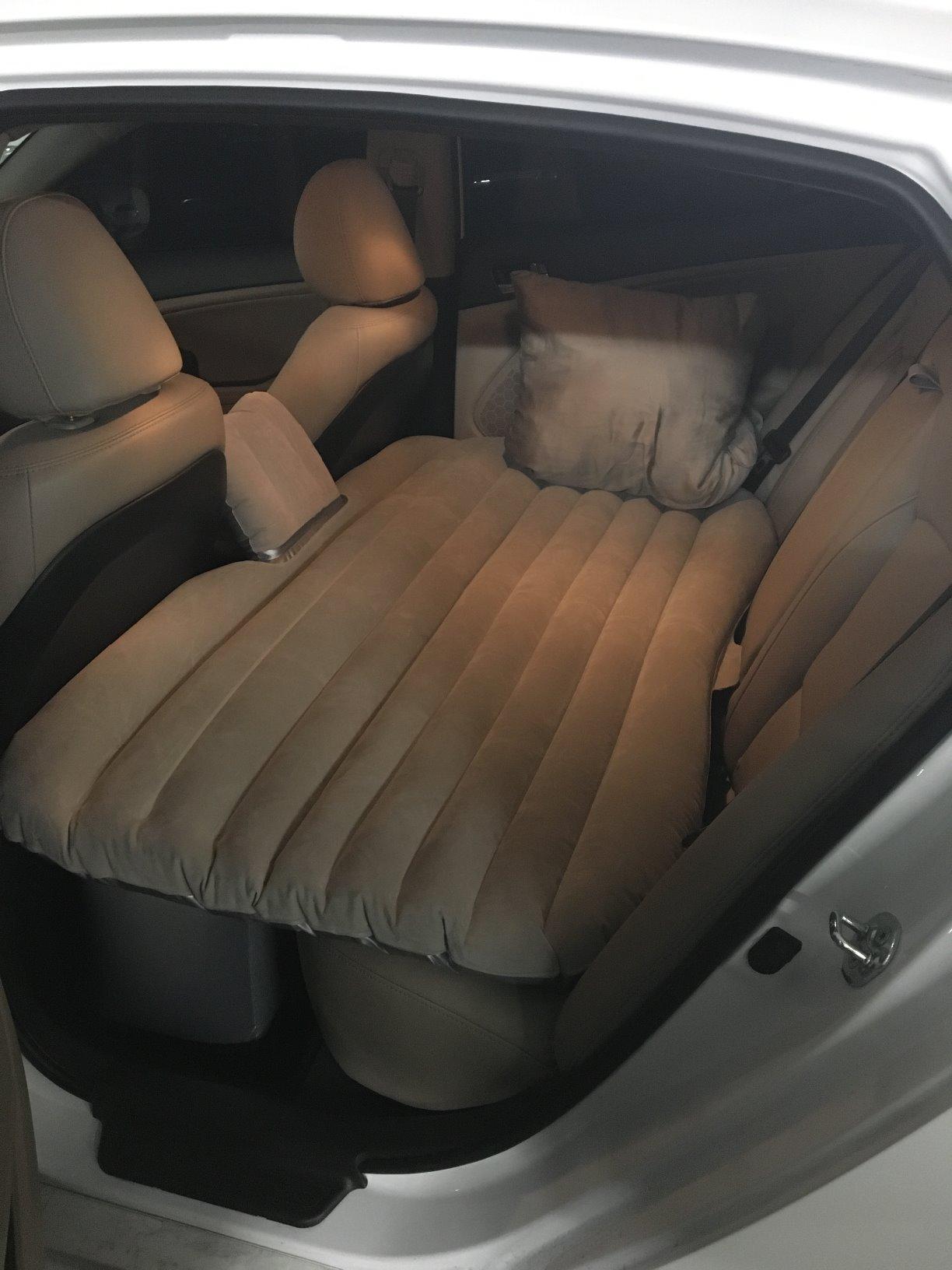 Backseat Inflatable Mattress, Creative And Simple Car Rear Inflatable Bed photo review