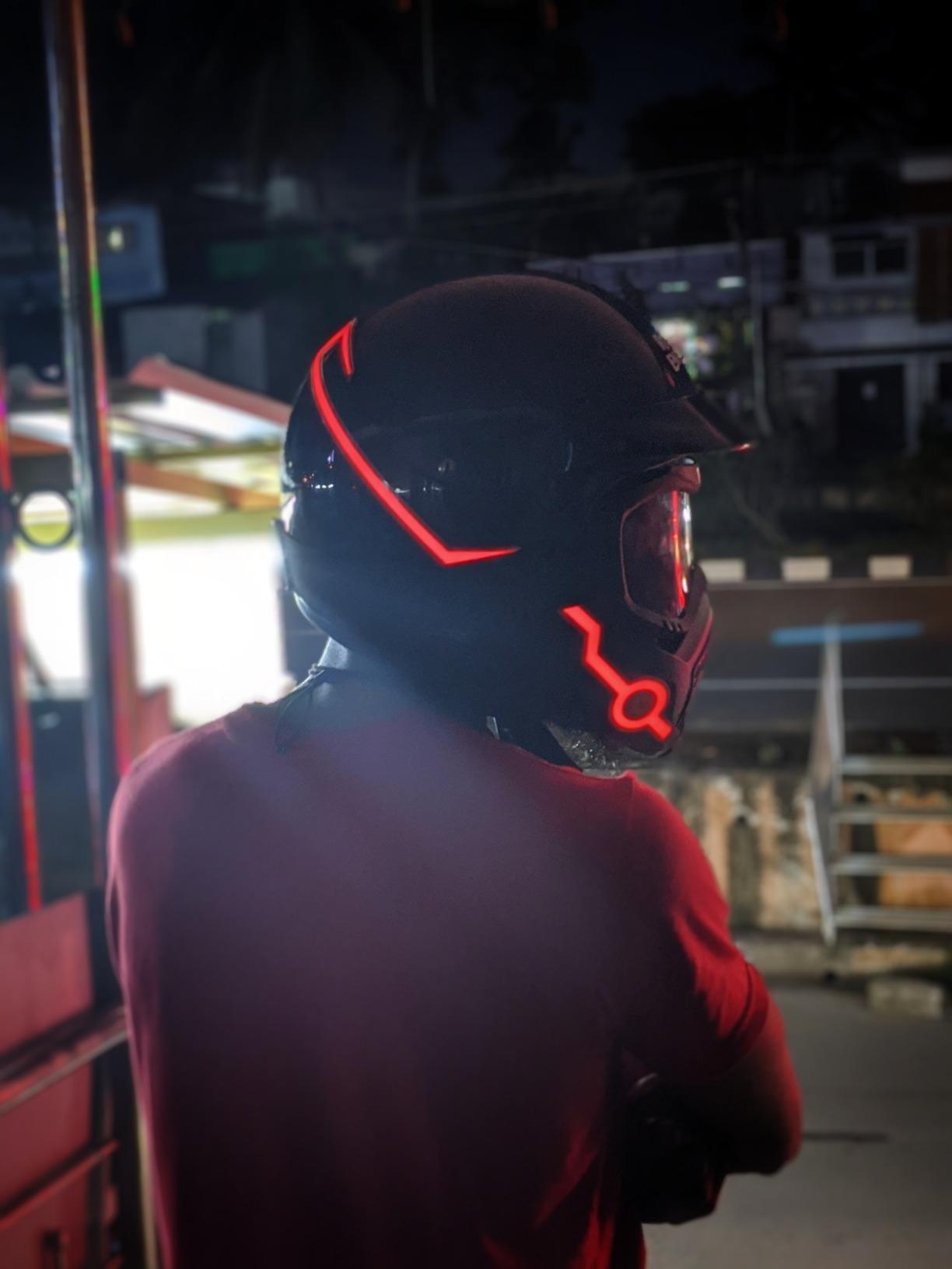 Bike Safety Helmet With Led Light photo review