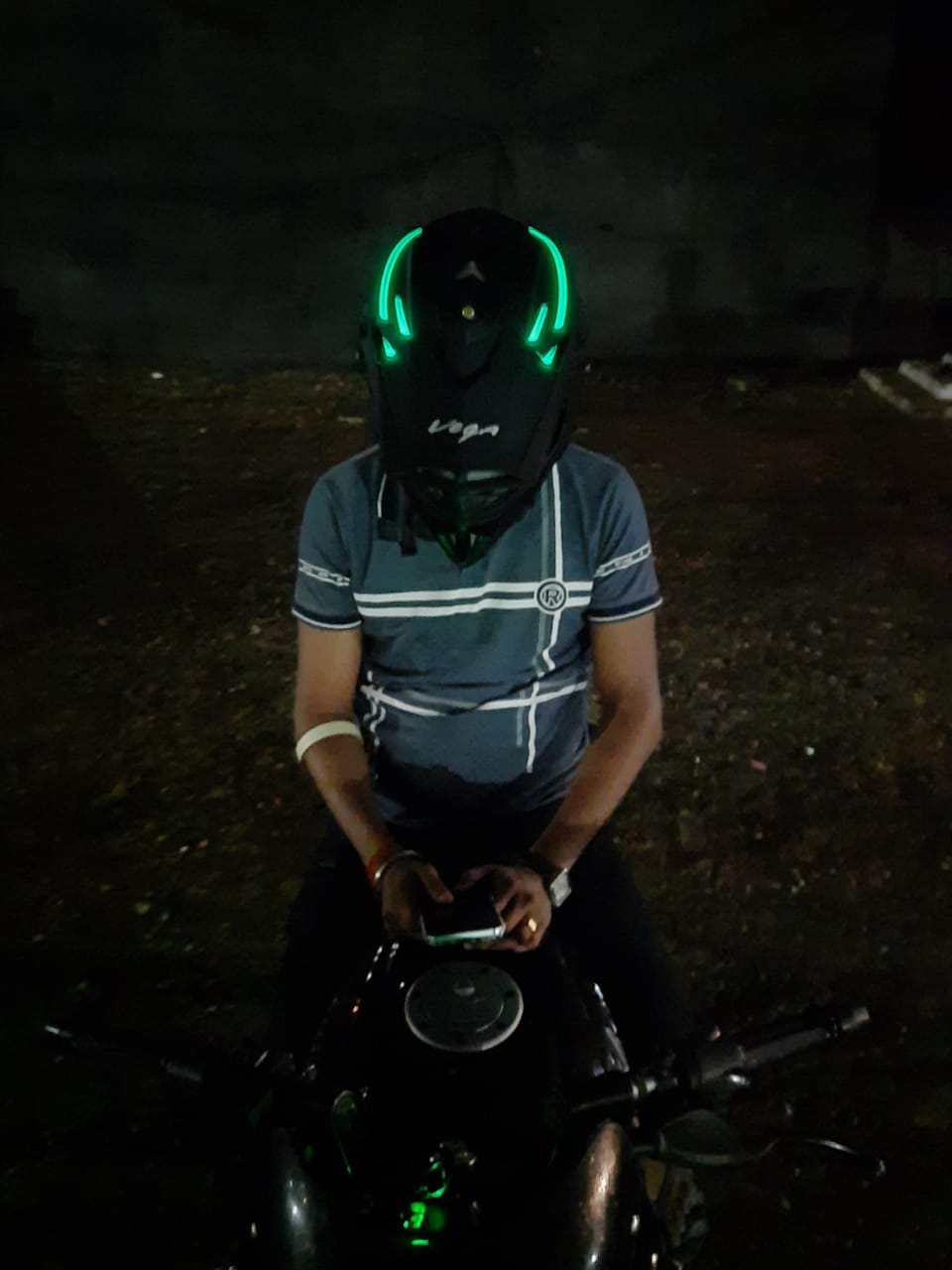 Bike Safety Helmet With Led Light photo review