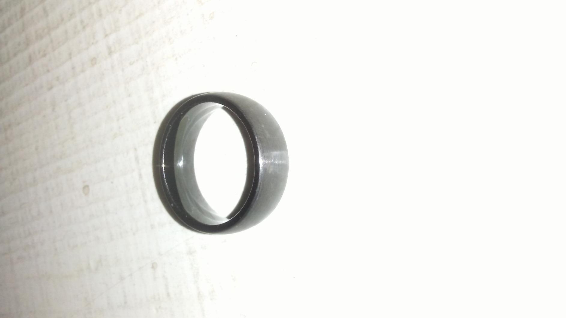 Black Tungsten Spinner Ring Spinning Wedding Band photo review