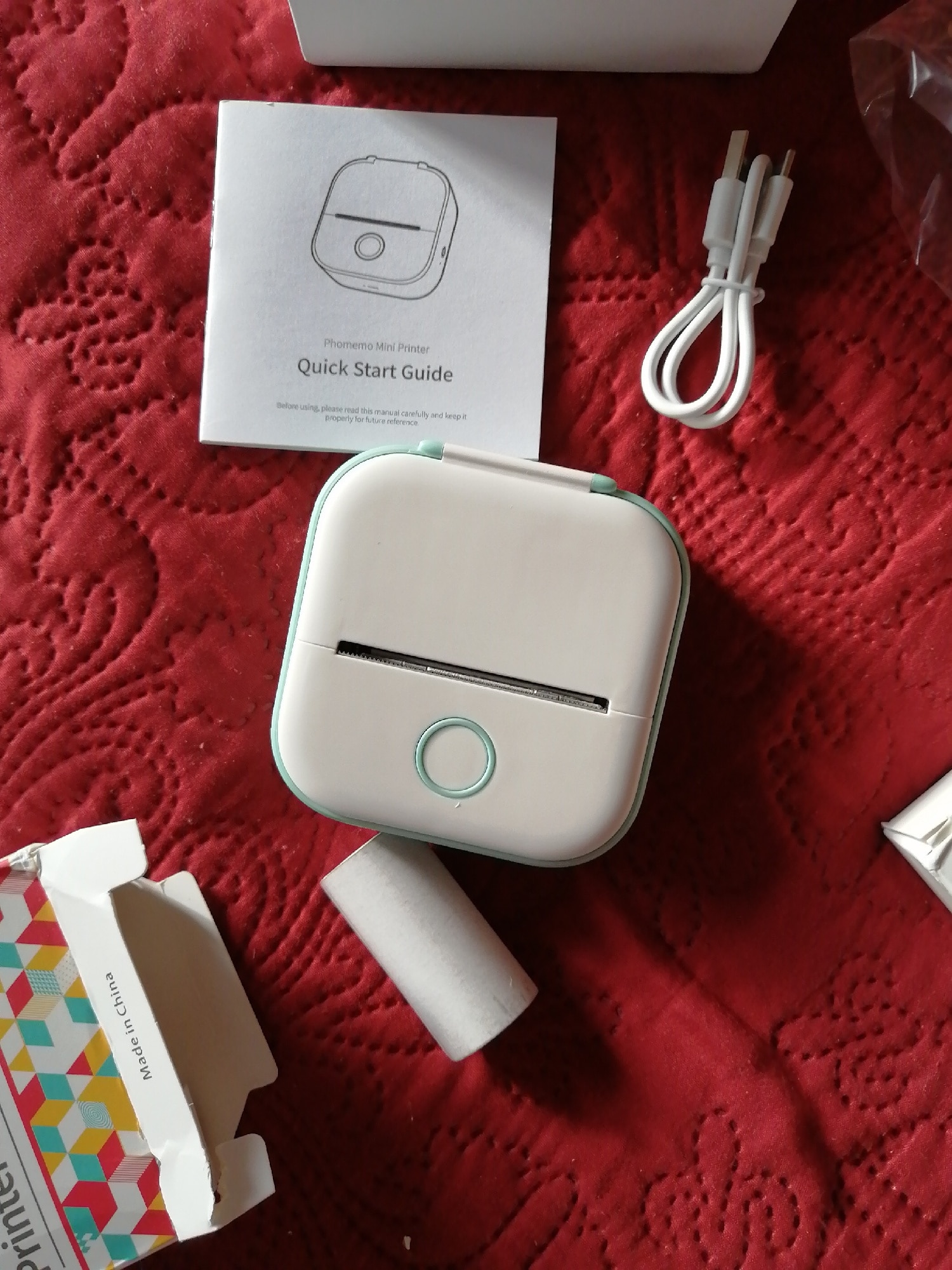 Convenient Bluetooth Compatible Pocket Printer photo review