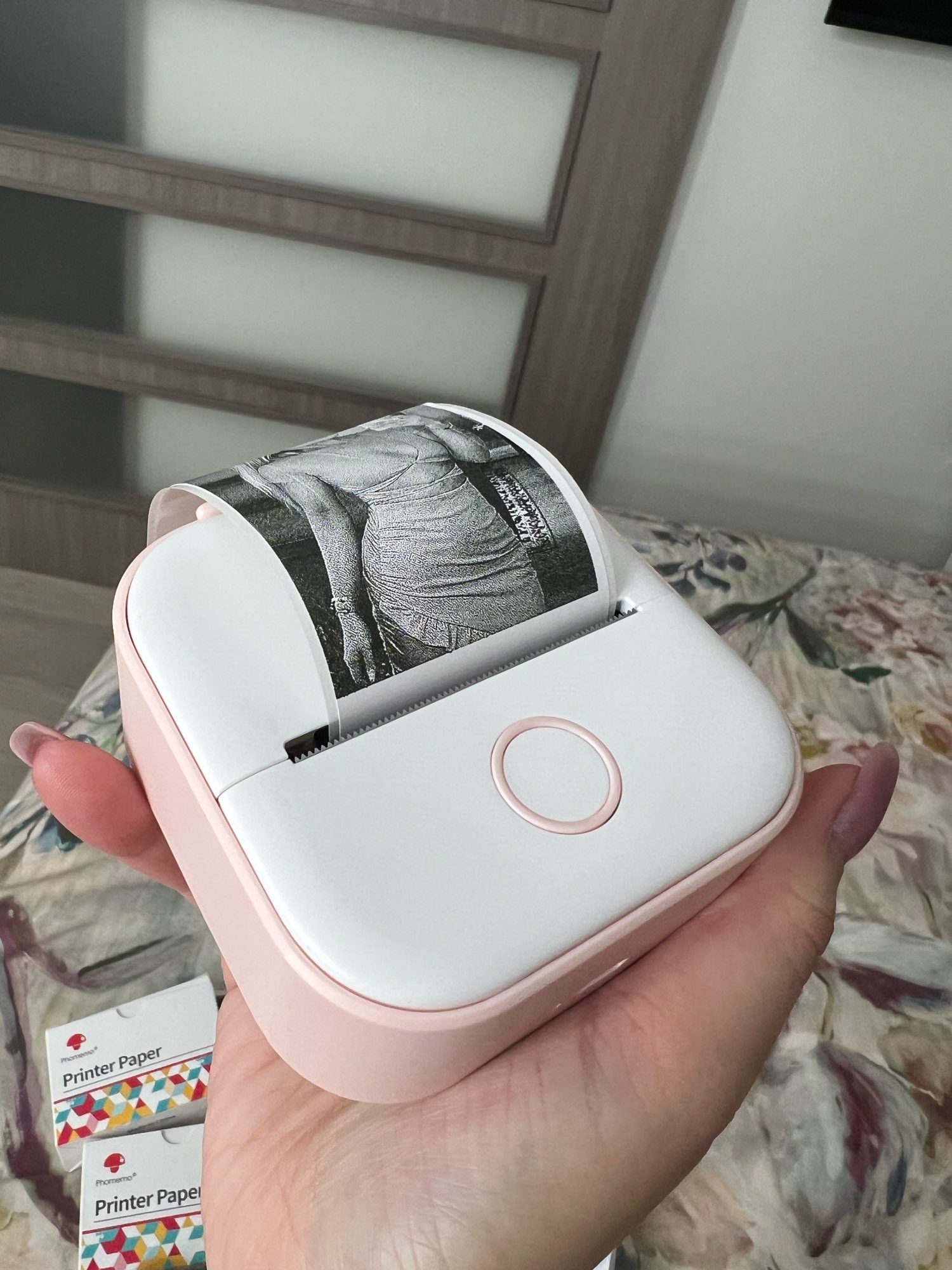 Convenient Bluetooth Compatible Pocket Printer photo review