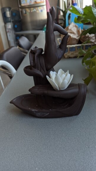 Buddha Lotus Waterfall Incense Burner photo review