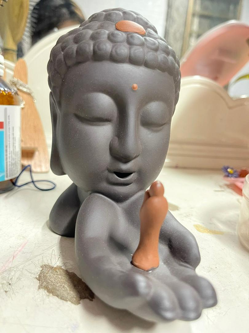 Buddha Statue Backflow Incense Burner photo review