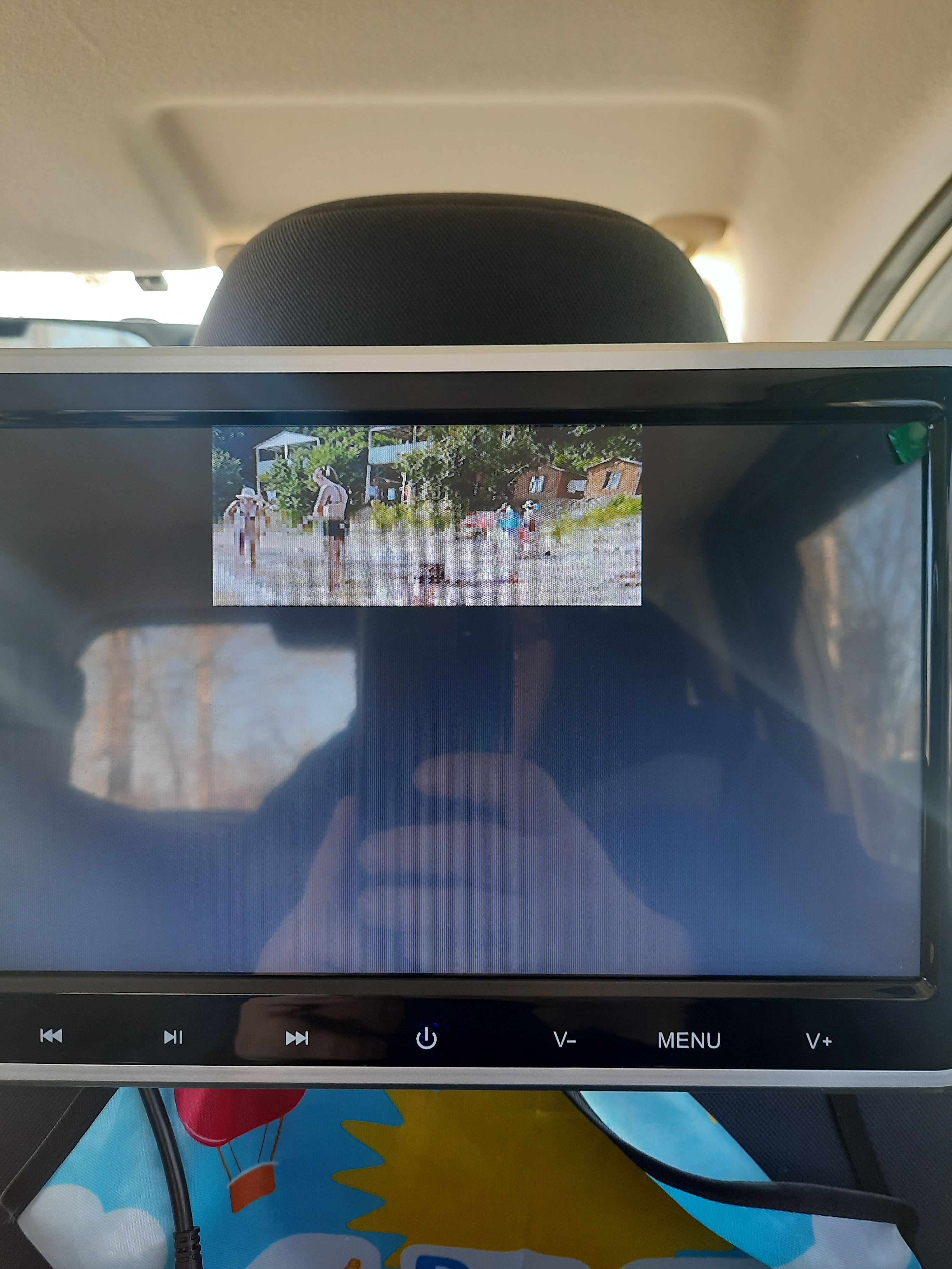 Car Headrest Dvd Player Monitor Tv System photo review