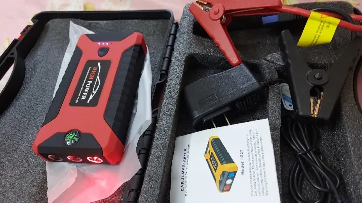 Car Jump Starter - Portable Battery Booster - Charger Power Bank Starting Device photo review