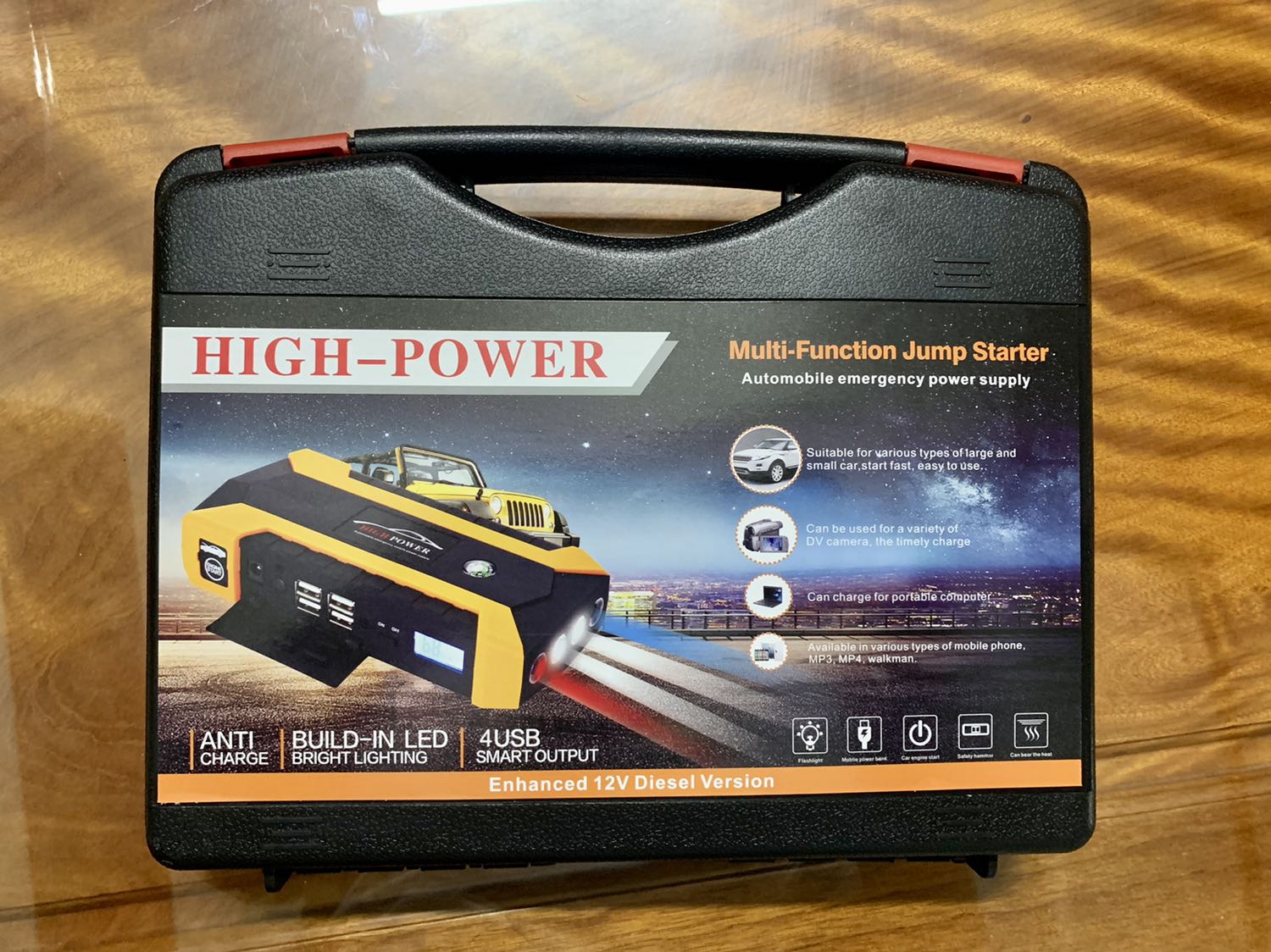 Car Jump Starter - Portable Battery Booster - Charger Power Bank Starting Device photo review