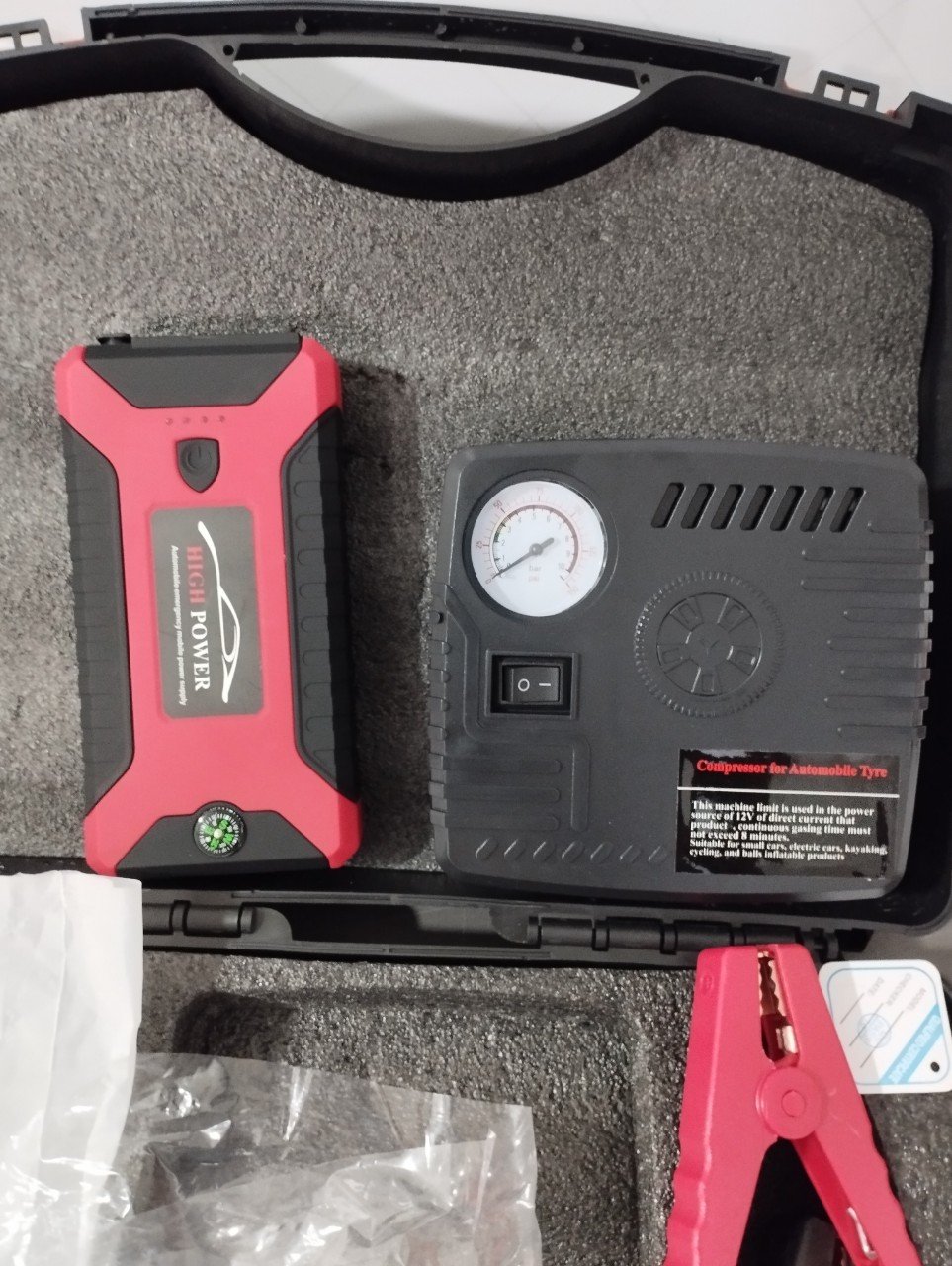 Car Jump Starter - Portable Battery Booster - Charger Power Bank Starting Device photo review