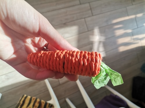 Carrot Toy For Cats To Chew Conveniently photo review