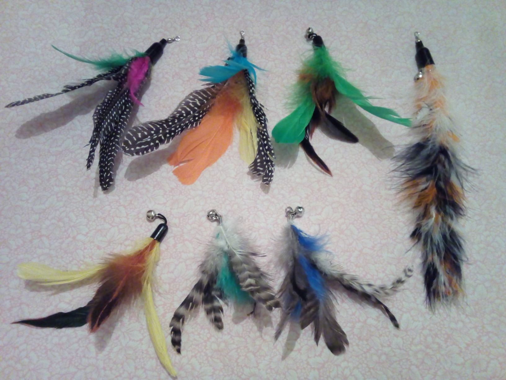 Cat Toys with Retractable Feathers and Bell photo review