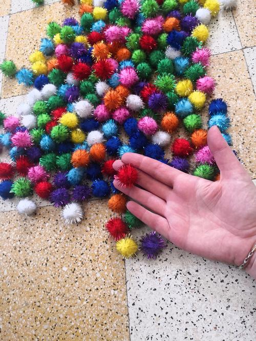 Colorful Glitter Balls Convenient Cat Toys photo review