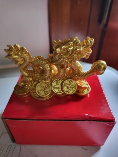 Money Dragon Decoration In The Living Room And Office photo review