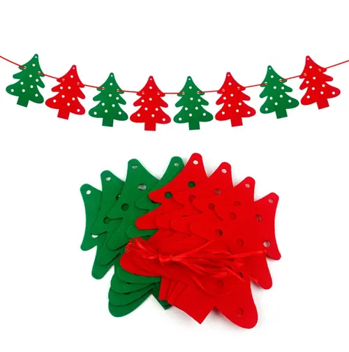 Christmas Banner With Santa Claus For Home Decorations